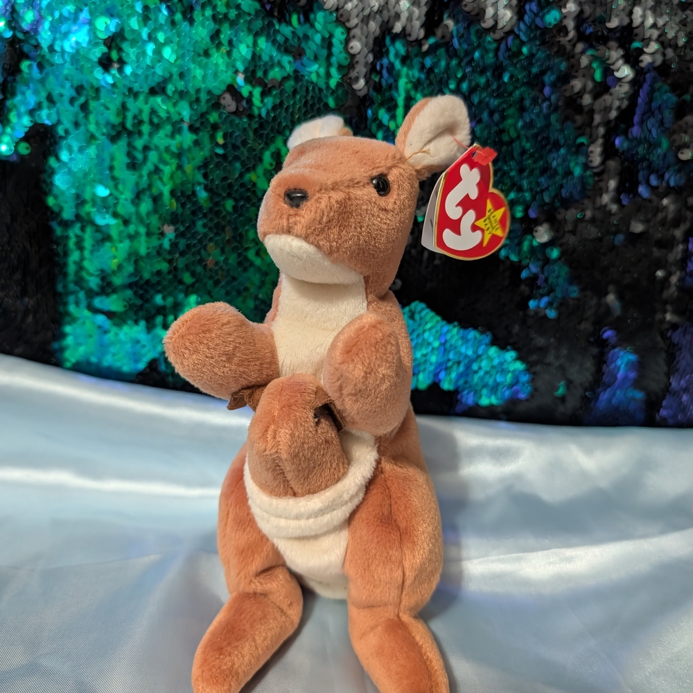 Ty Brown Kangaroo with Joey Plush